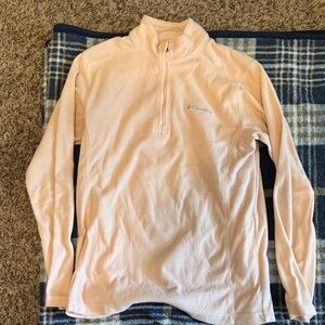 Columbia Men's Zip-Up Sweater in peach